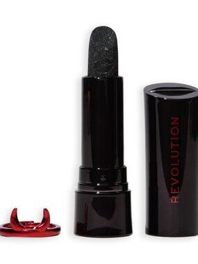 Revolution Truly Sinful Black Ring Lipstick – Black.